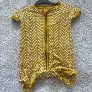Little Sleepies bamboo Romper 0-3 months